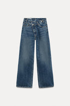 HIGH-WAIST WIDE LEG JEANS