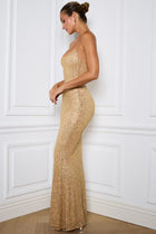 AURIELLE GOLD DRESS