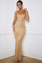AURIELLE GOLD DRESS