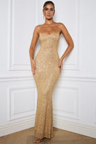AURIELLE GOLD DRESS