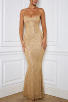 AURIELLE GOLD DRESS
