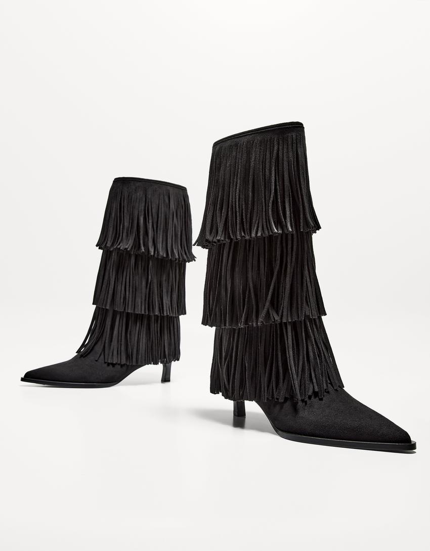 FRINGED BOOTS