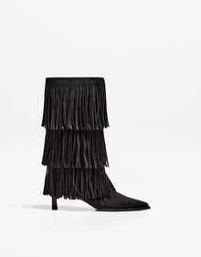 FRINGED BOOTS