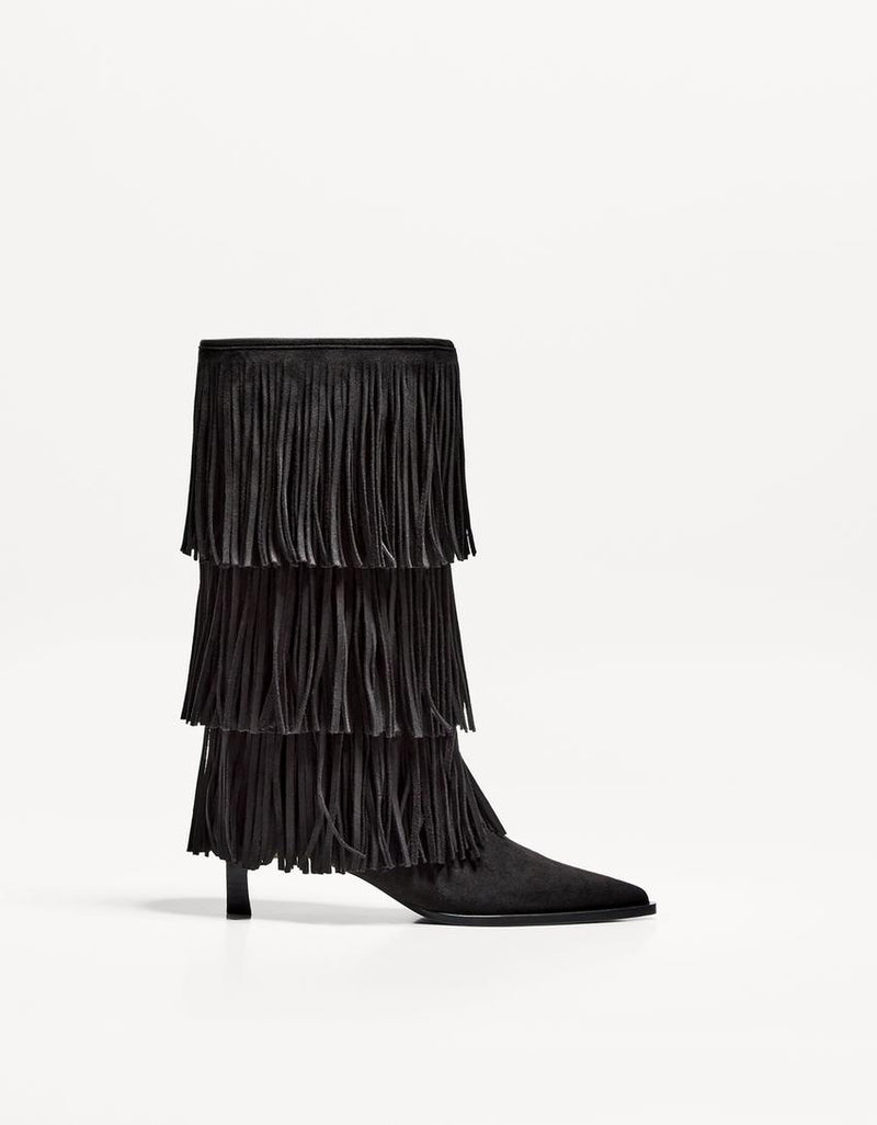 FRINGED BOOTS