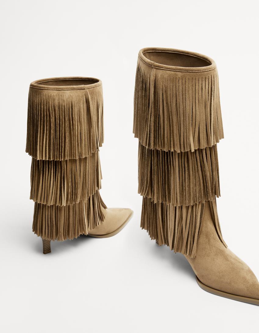 FRINGED BOOTS