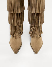 FRINGED BOOTS