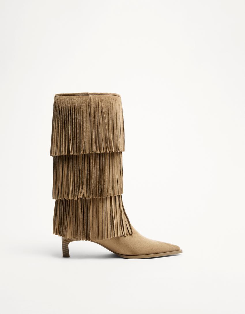 FRINGED BOOTS