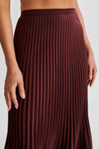 PLEATED MIDI SKIRT