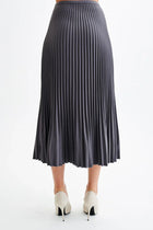 PLEATED MIDI SKIRT