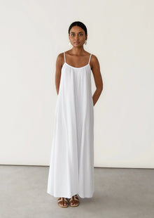 OPEN-BACK SLIP DRESS