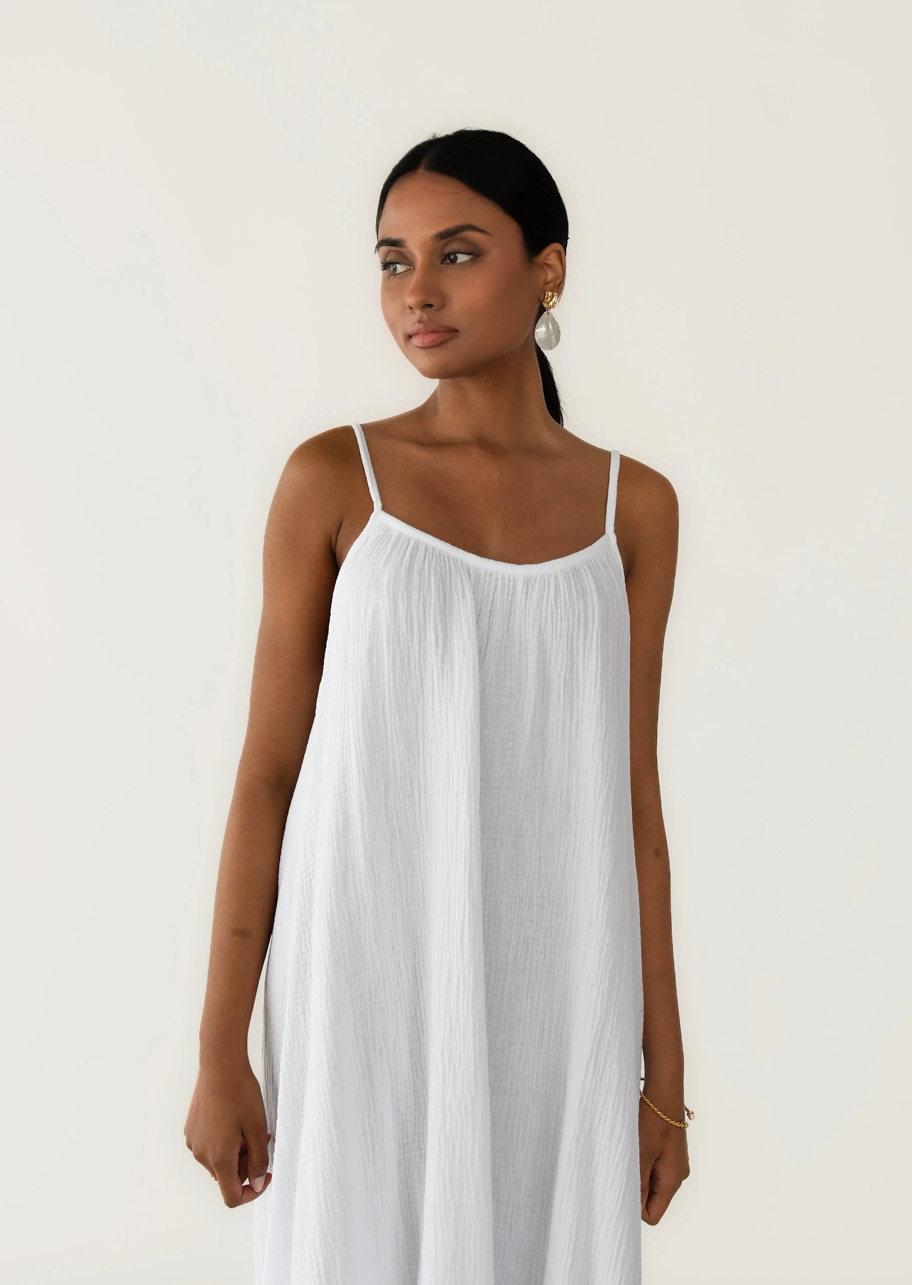 OPEN-BACK SLIP DRESS