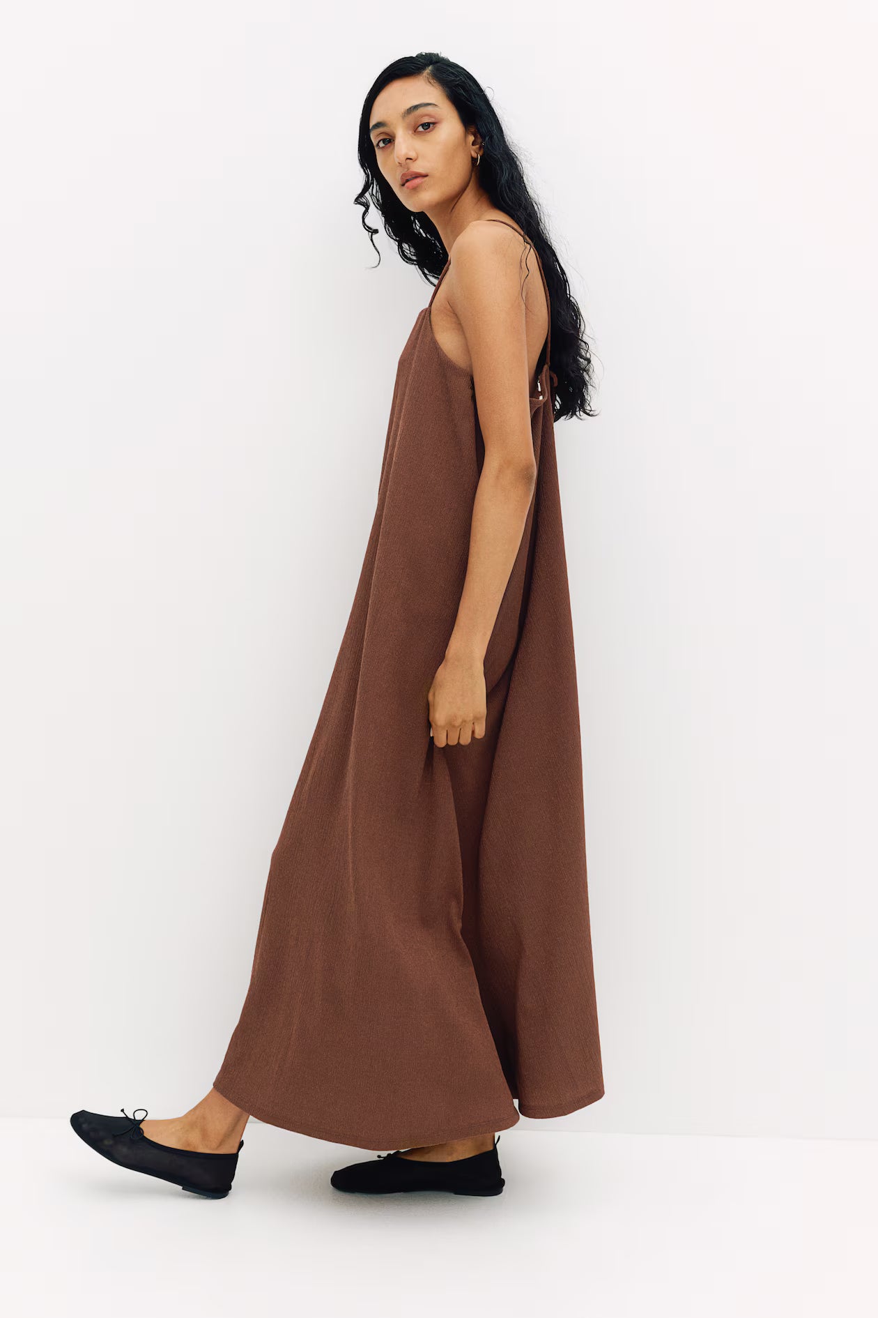 OPEN-BACK SLIP DRESS