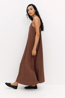 OPEN-BACK SLIP DRESS