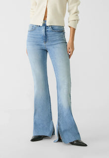 FLARED JEANS - MOON WASHED