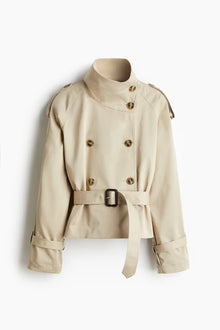 BUTTONED TRENCH COAT