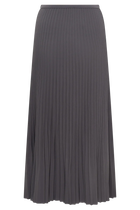 PLEATED MIDI SKIRT