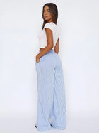 STRIPED OVERSIZED TROUSERS