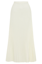 PLEATED MIDI SKIRT