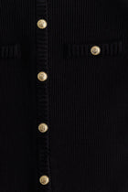 KNIT BUTTON DRESS