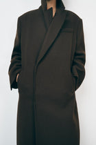 BROWN TAILORED COAT
