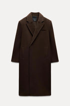 BROWN TAILORED COAT