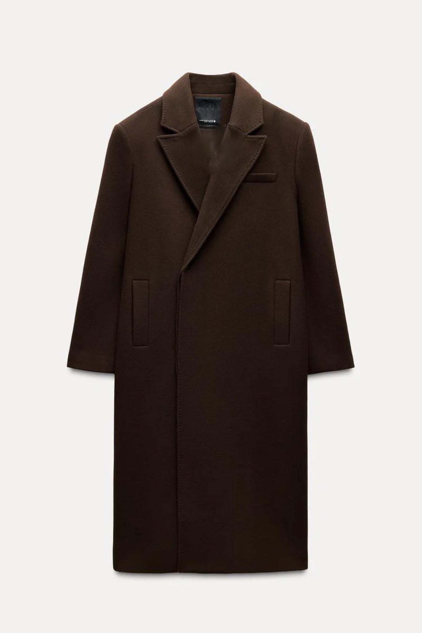 BROWN TAILORED COAT