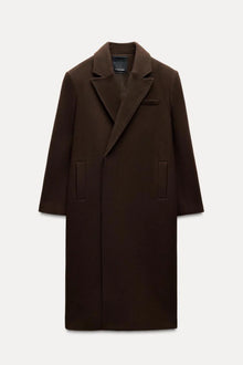 BROWN TAILORED COAT