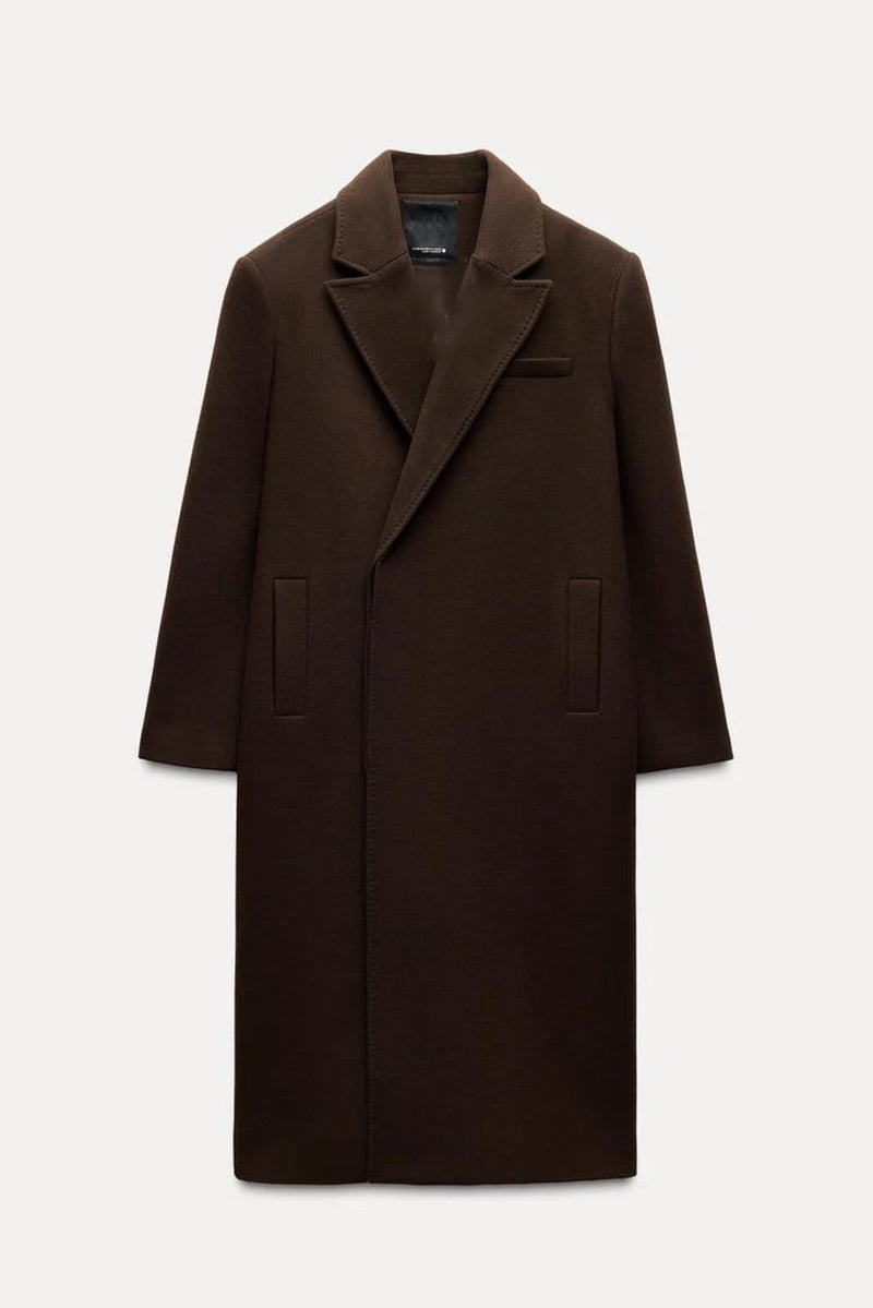 BROWN BLAZER COAT