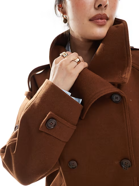 WOOL TRENCH COAT