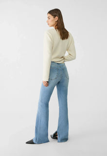 FLARED JEANS - MOON WASHED