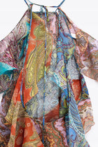 PATCHWORK RUFFLE TOP