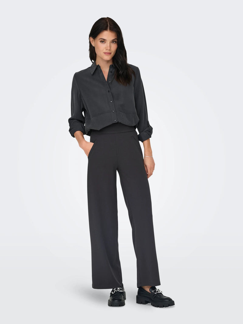 HIGH WAIST CROPPED PANTS